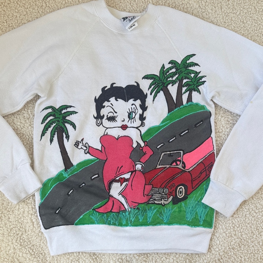 Vintage 80’s Betty Boop Youth Sweatshirt